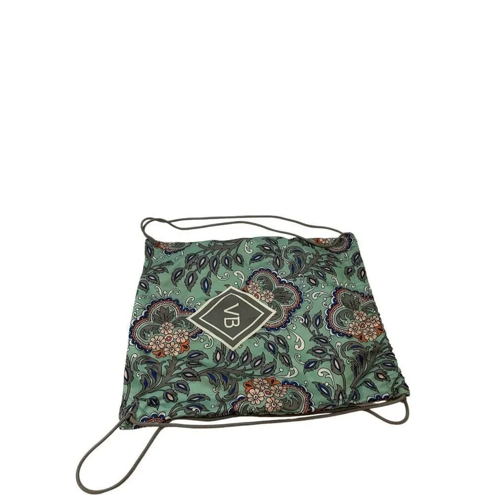 Vera Bradley VB‎ cinch sack green gray